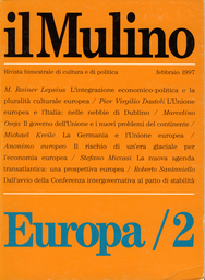 Copertina del fascicolo dell'articolo La Germania e l'Unione europea